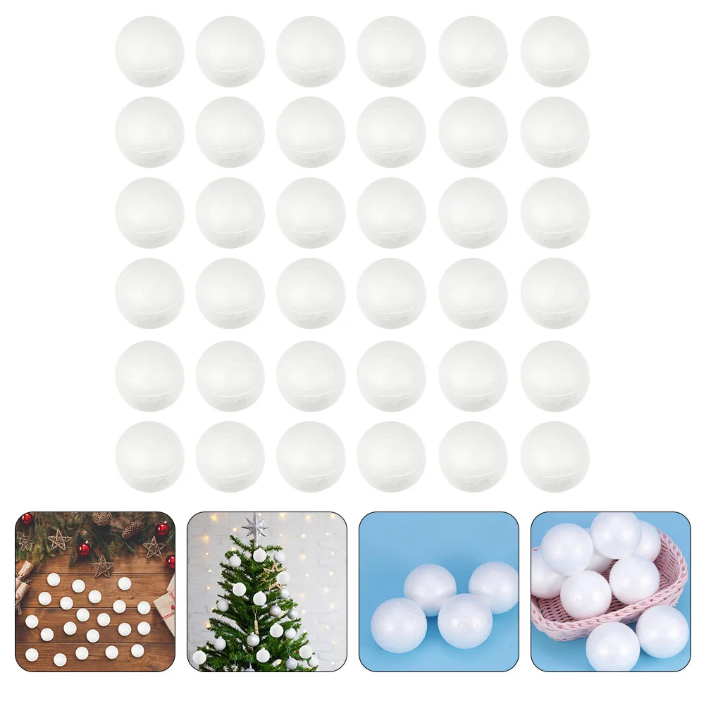 500 Pcs Foam Craft Wedding Christmas Tree Ornaments Polystyrene Forms White Shapes