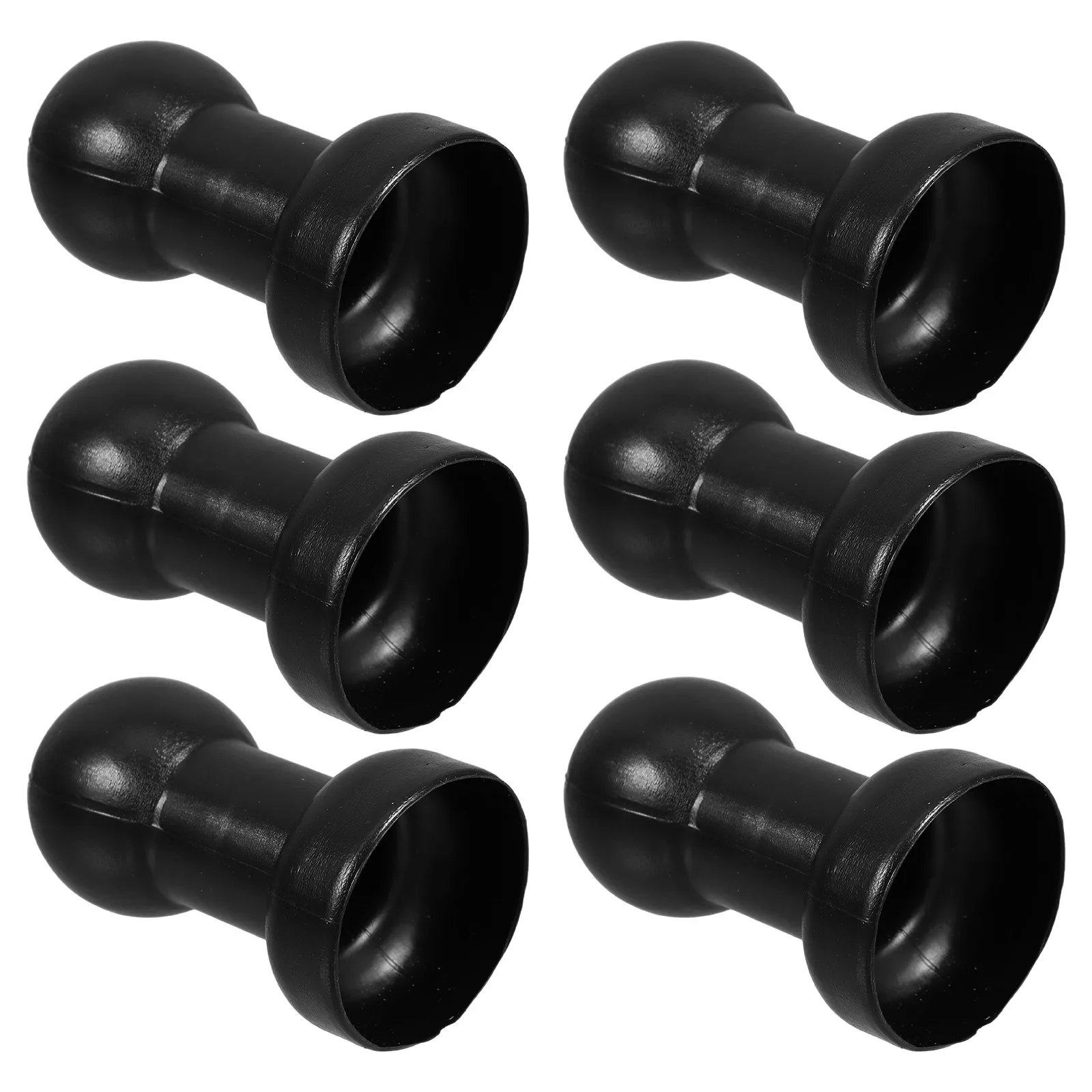 

6pcs Trampoline Cap Leg Guards Protectors Jumping Bed Covers Plastic Plugs Child Durable Steel Spherical Design Safe