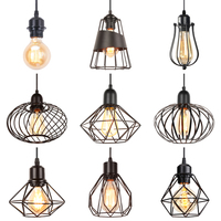 Modern Pendant Lamp Vintage Industrial Led Ceiling Hanging Light Shade Chandelier Living Room Kitchen Lights Lighting Fixture