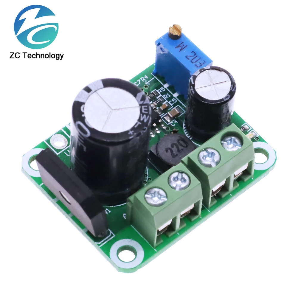 AC-DC Buck Step-down Converter Adjustable Power Supply Module 2A AC 5-20V DC 5-32V Output 3.3-18V Regulated Rectifier Filter