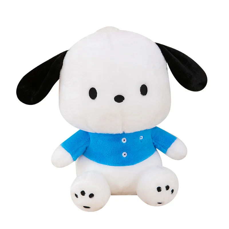 Sanrio Giant Cartoon Plush Doll, Almofadas Pochacco, Cão macio, Brinquedos Kawaii, Decoração do quarto, Presentes de aniversário para crianças, meninas