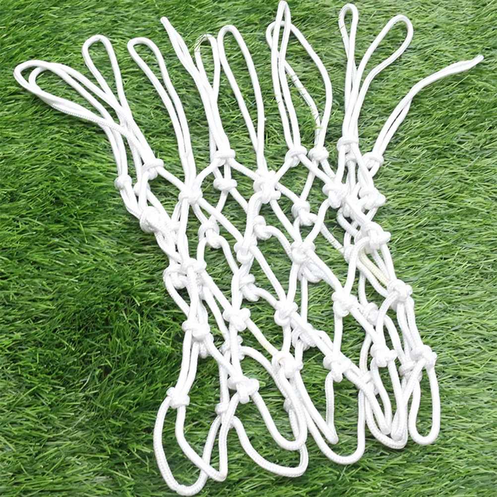 Durable Polyester Basketball Net Size Fits Standard Rims Indoor Outdoor Sports Long Lasting Weather Resistant