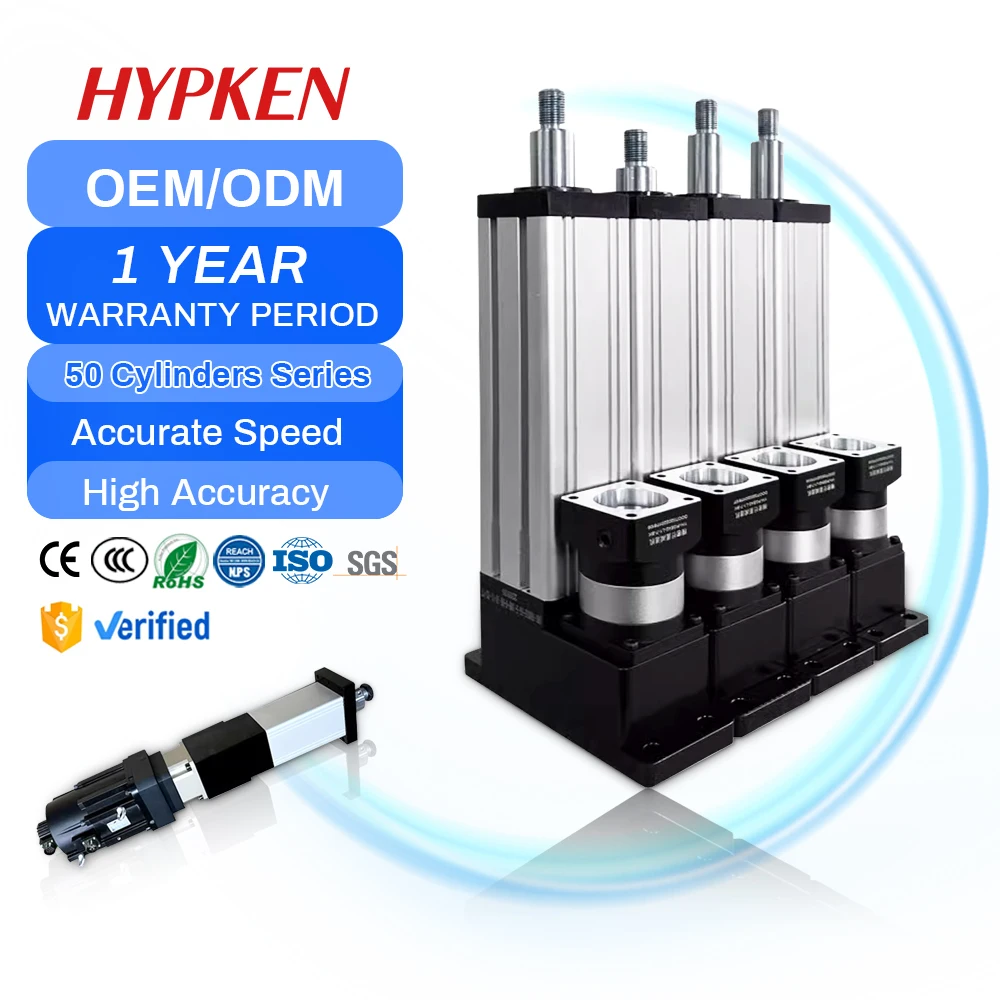 Custom Automation Cylinder Linear Electric Servo Actuator Motor Controller Robotic Arm Material Bearing Engine Gear