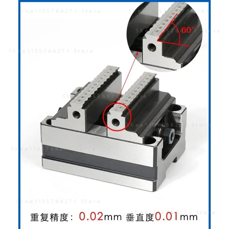 Turntable Fixture CNC Concentric Vise Self Centering CNC Pliers CNC Machining Center Concentric Flat Pliers Clamp