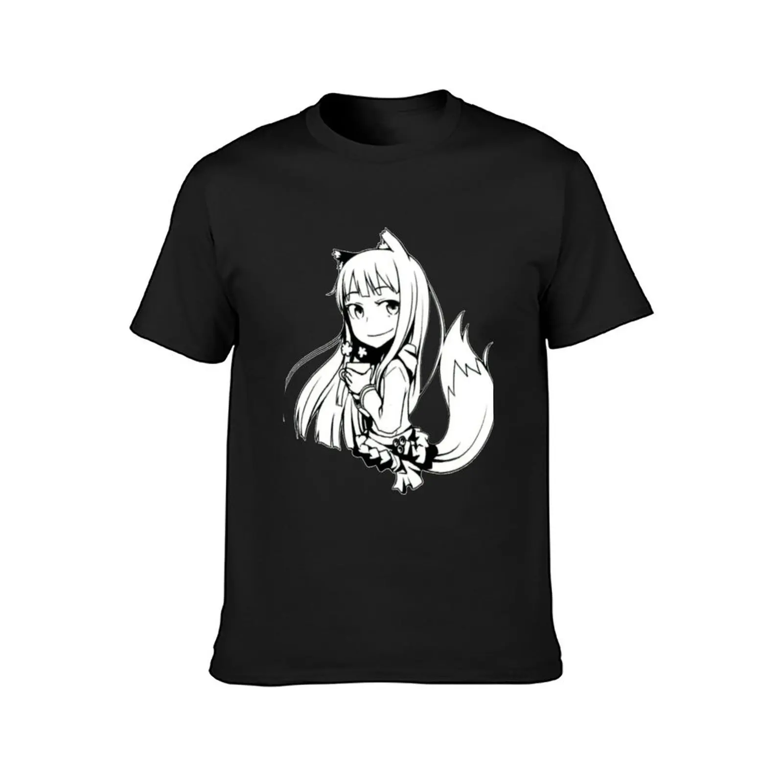 Horo Spice and Wolf T-shirt quick-drying summer clothes funny t shirts for men