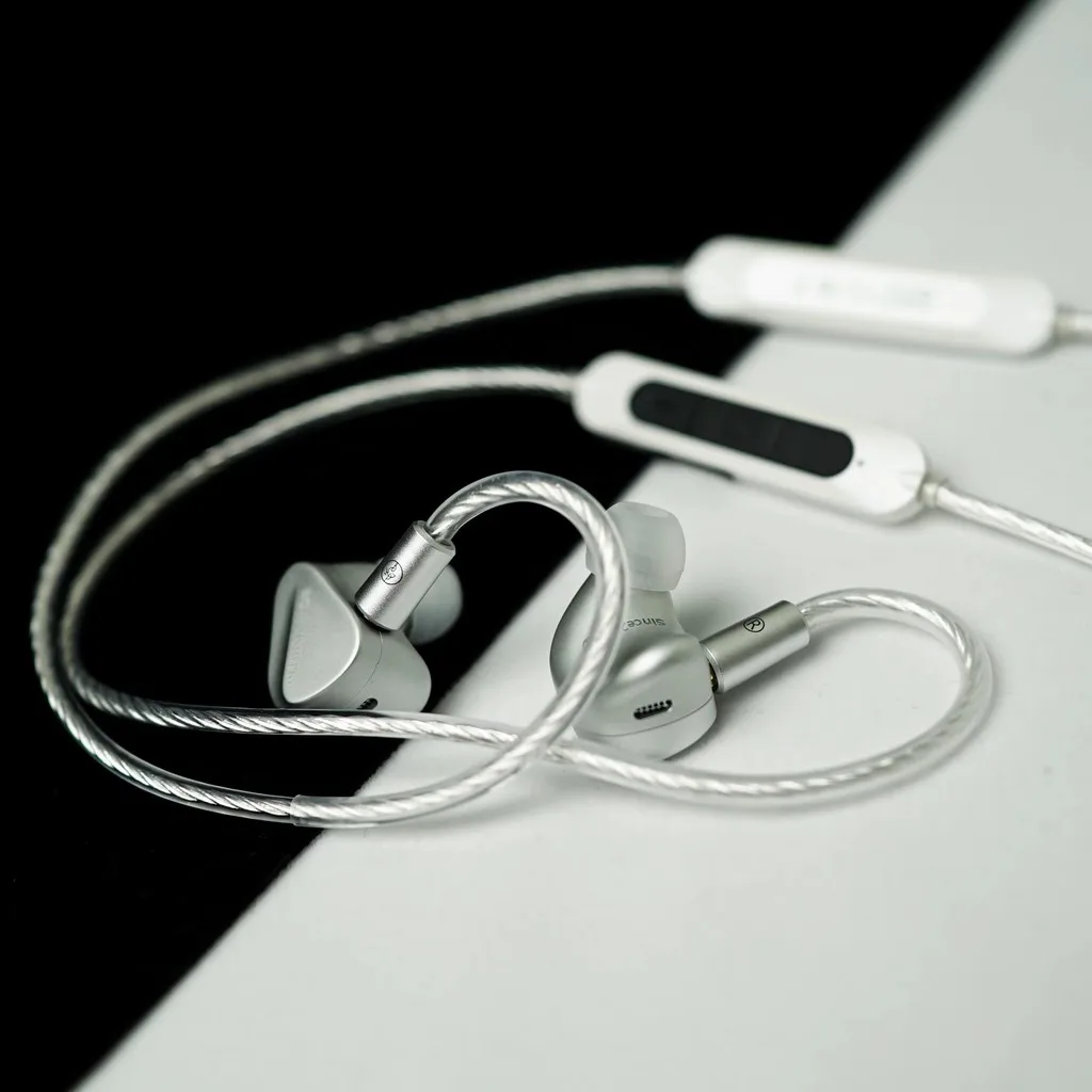 BGVP M4 คอติดตั้งบลูทูธ 5.4 สายหูฟัง MMCX/0.78 พร้อมไมโครโฟน Full รูปแบบถอดรหัส