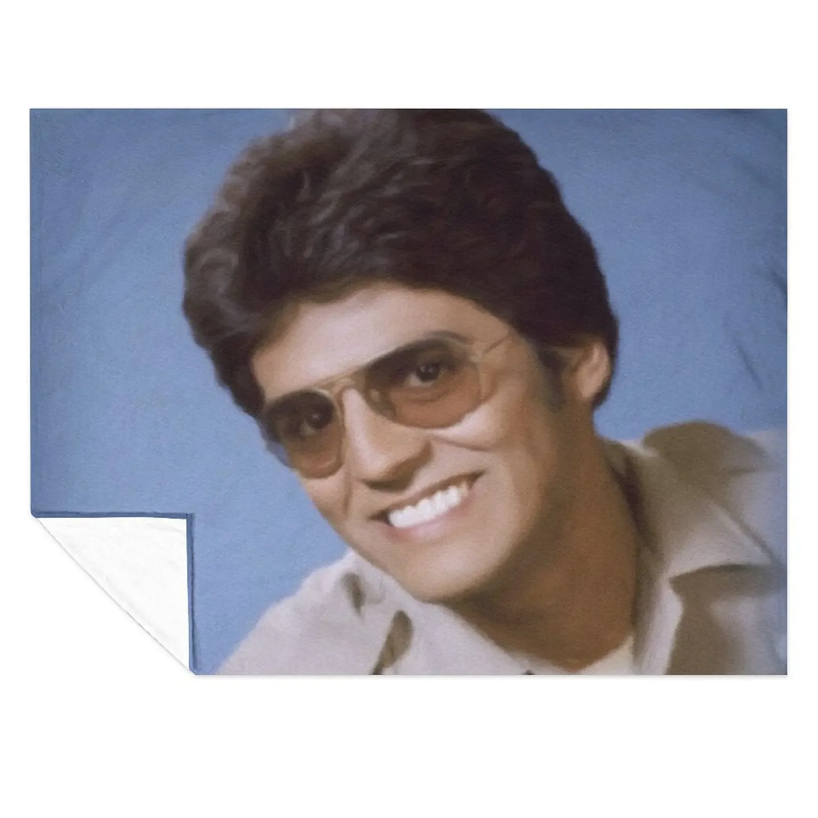 

Eric Estrada, Actor Throw Blanket warm for winter Flannel Blankets For Bed Sofa Quilt Blankets
