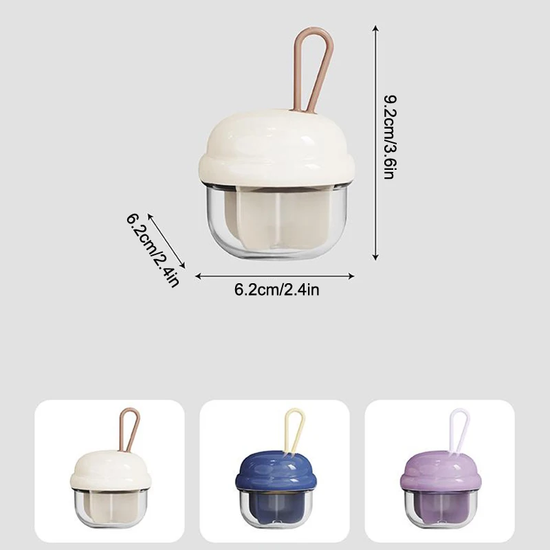 【L】4 Grids Small Pill Cases Organizer Box Weekly Travel Pill Organizer Portable Pocket Pill Case Holder Plastic Container Box