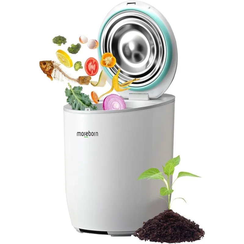 Moreborn by Neakasa 12L Larger Capacity Electric Composter for Kitchen, Smart Odorless Food Waste Compost Machine