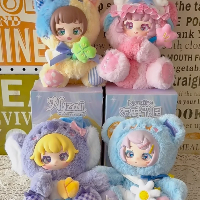 

Nyzaii Garden Falls Asleep Series Blind Box Cute Anime Figure Mystery Box Surprise Bag Plush Pendant Vinyl Doll Keychain Toy New