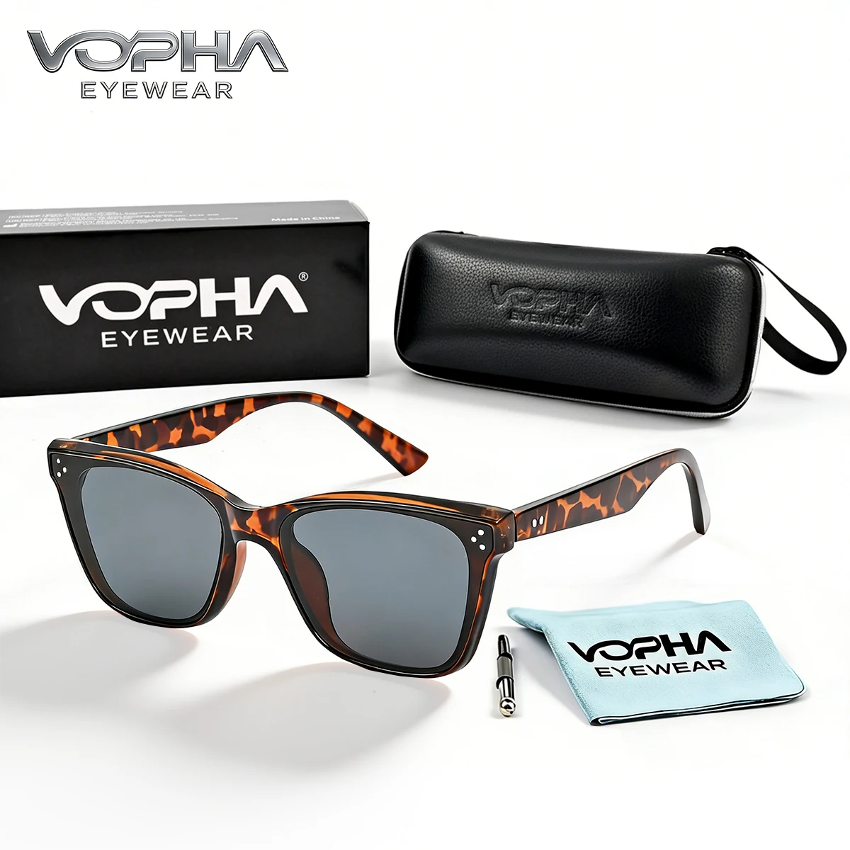 

Small square frame sunglasses fashionable personality retro new sunglasses women and men's business casual sunglasses S10