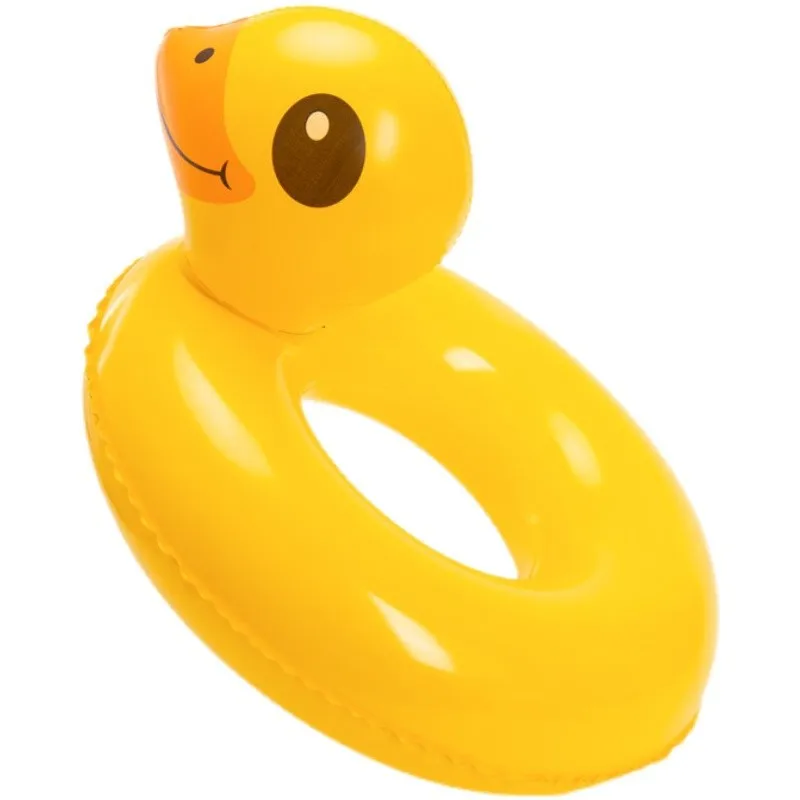 Yellow Duck Baby Swimming Ring Pool Float Inflatable Circle Kids Baby Seat Swim Safety Training Bathing Toys Pool Party