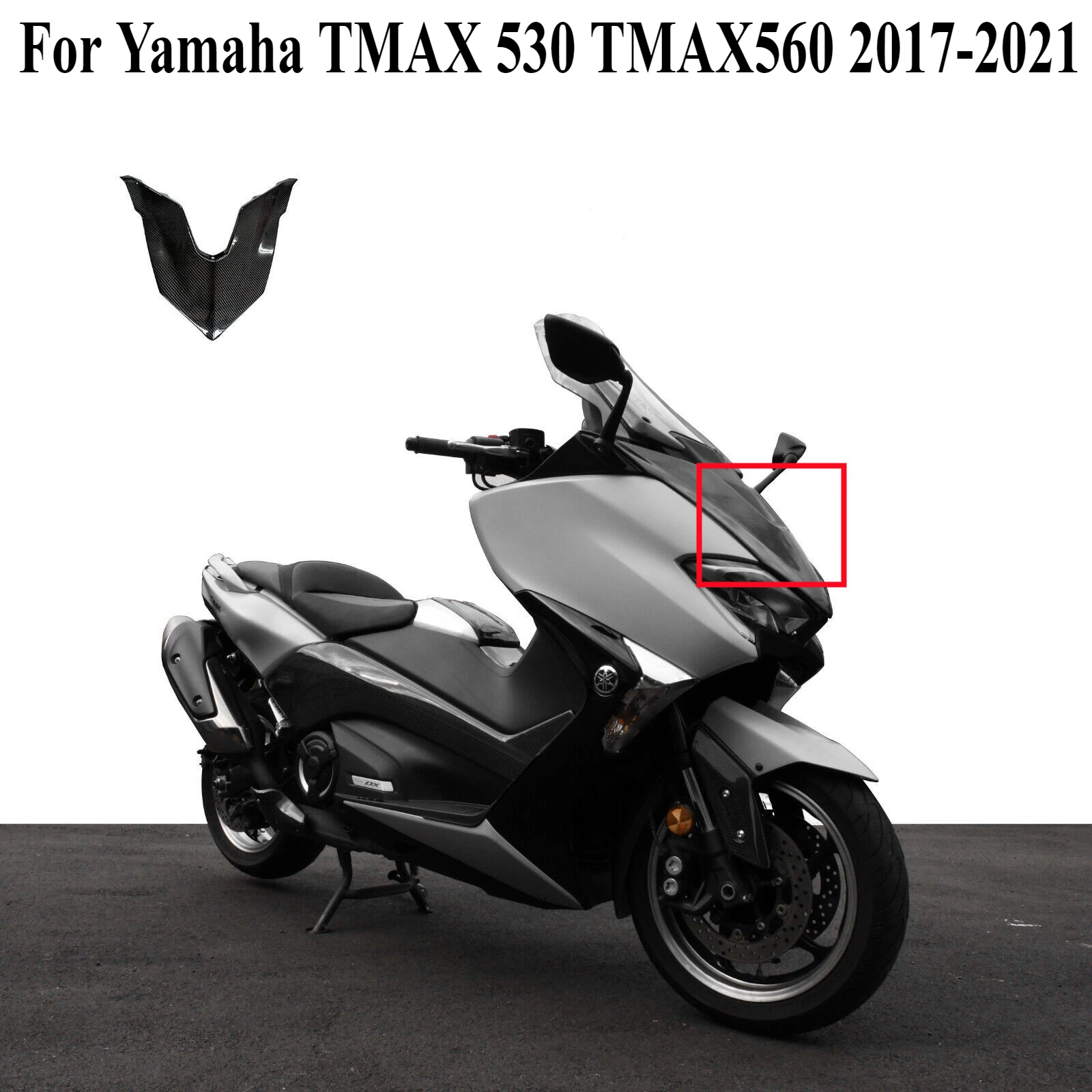 

Для Yamaha TMAX 530 TMAX560 2017-2021: Верхняя крышка фары, передний обтекатель, элементы кузова мотоцикла, модифицированные аксессуары