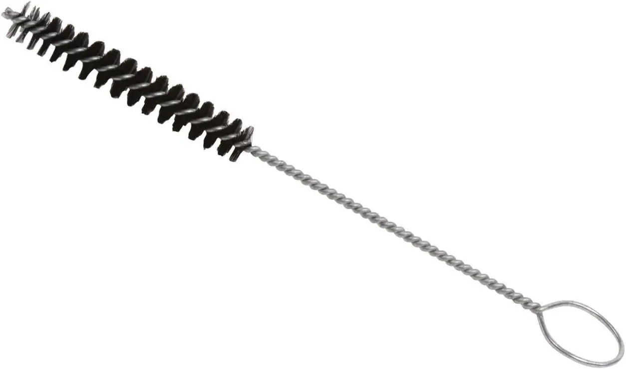 

8.5-Inch Nylon Tube Brush with Wire Loop Handle for Cleaning Bottles, Hoses, Drains & Automotive Parts