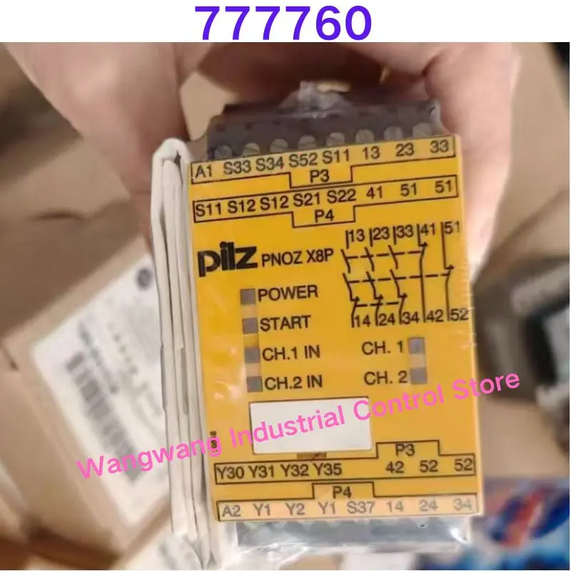 Brand-new Safety relay PNOZ X8P, model 777760, 24VDC