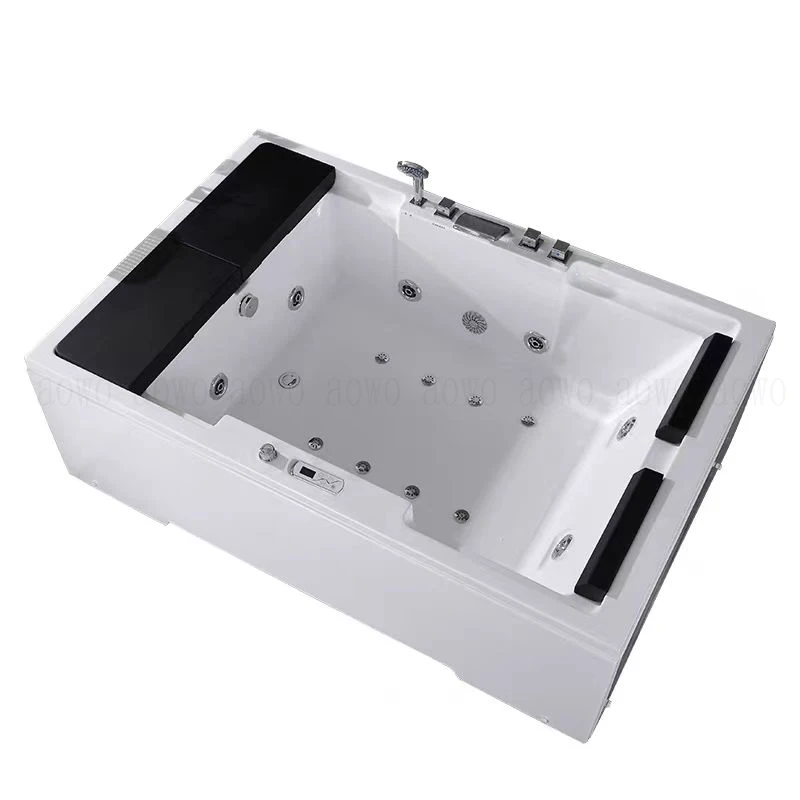 AOWO 2 Person Whirlpool air Bubble Bath Hot Selling Jakuzzis Acrylic Jetted Hydro Massage Indoor whirlpool Pool Spa Bath