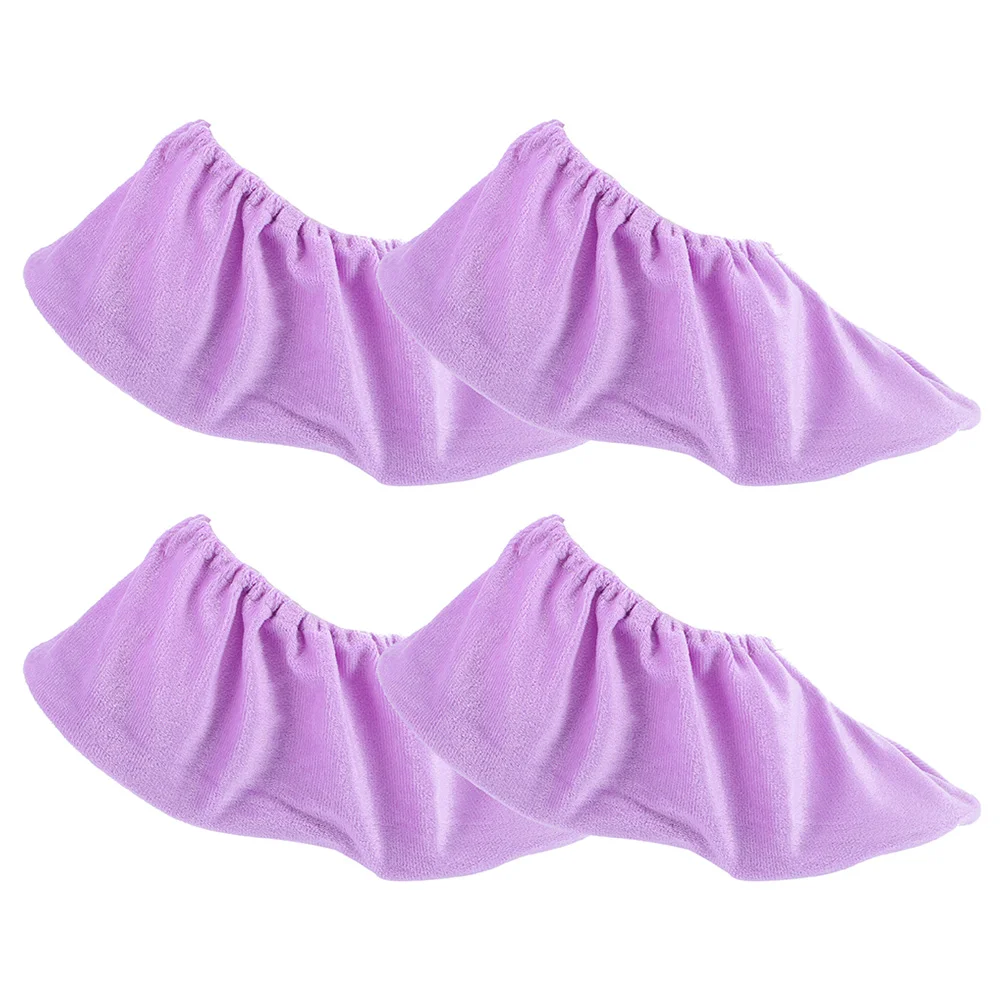 

2 Pairs Womens Sneakers Bowling Shoe Covers Outdoor Sports Protector Violet Shoes Man