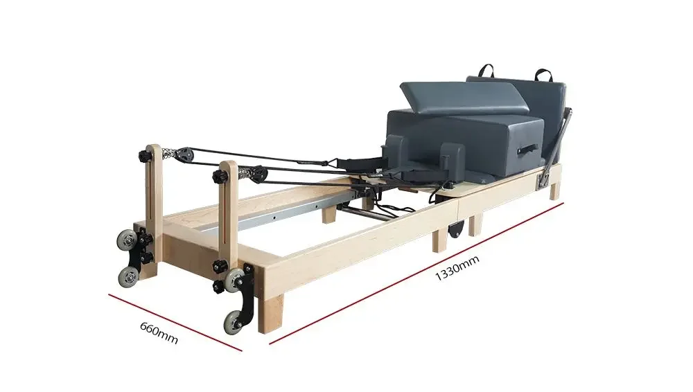 

A for Home High Quality Pilates Equipment Folding Training Bed Wood Foldable Pilates Reformer