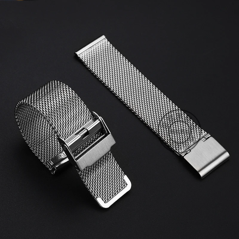 Для Casio Moon фаза квадратный ремешок для часов из нержавеющей стали MTP-M300 M305 MTP-1375 1374 Миланская сетка мужской 20 мм 22 мм женский браслет