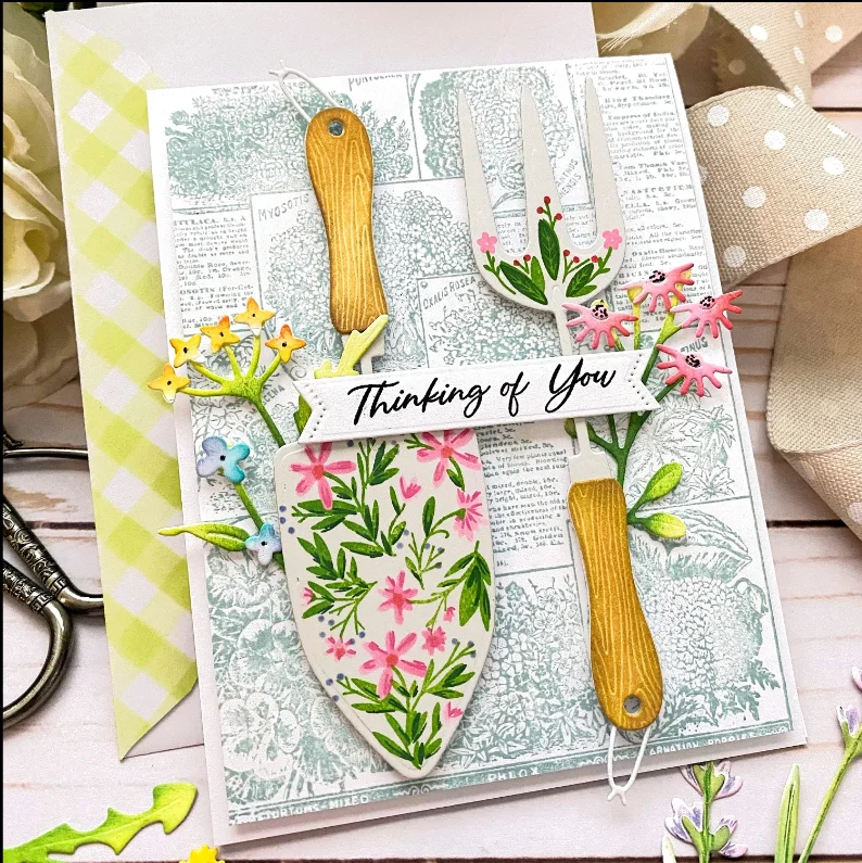 Flowers and Grass 2026 new Metal cutting data slimline essentials scrapbooking card stencil cut die for DIY handmade card crafts - view 6
