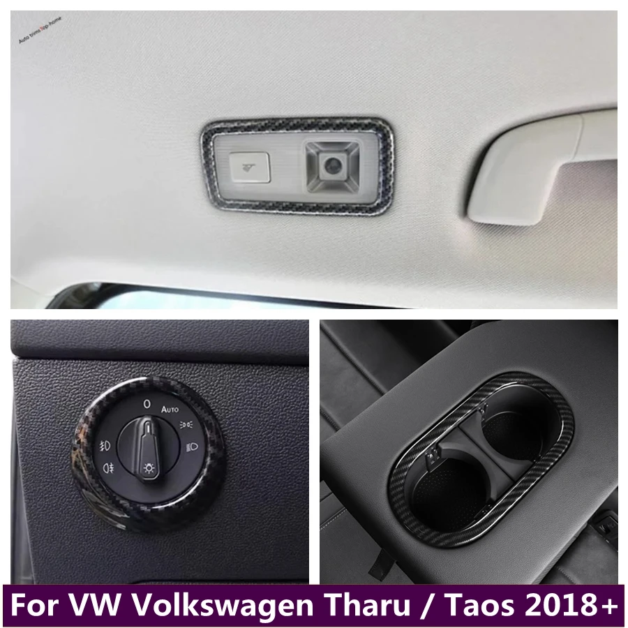 

Car Rear Reading Lamp Button Head Light Switch Water Cup Bottle Holder Cover Trim Fit For VW Volkswagen Tharu / Taos 2018 - 2023