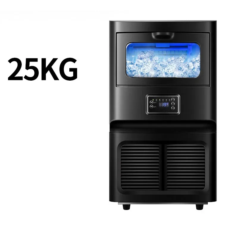 Hete Verkoop 25Kg Mini Draagbare Kubus Blok Maken Machine Kleine Automatische Koelkast Machines Bar Ijs Maker