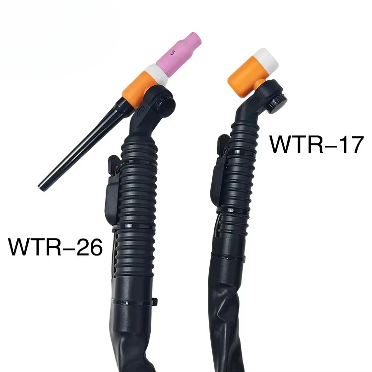 WTR-26 Upgraded Air Cooled TIG Welding Torch Rotatable Head 8m Cable Rubber Cover