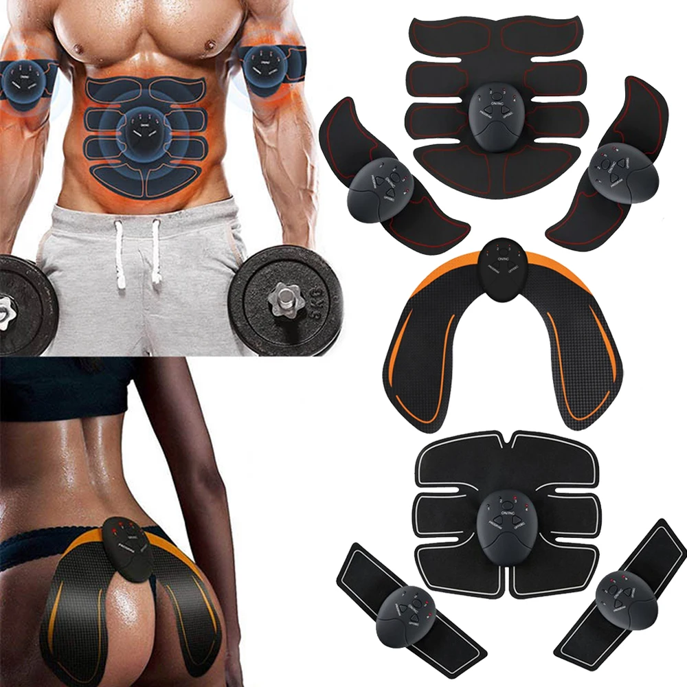 Wireless Muscle Stimulator EMS Hip Trainer Abdominal Abs Fitness Trainer Body Slimming Massager Fitnes Weight Loss Body Slim