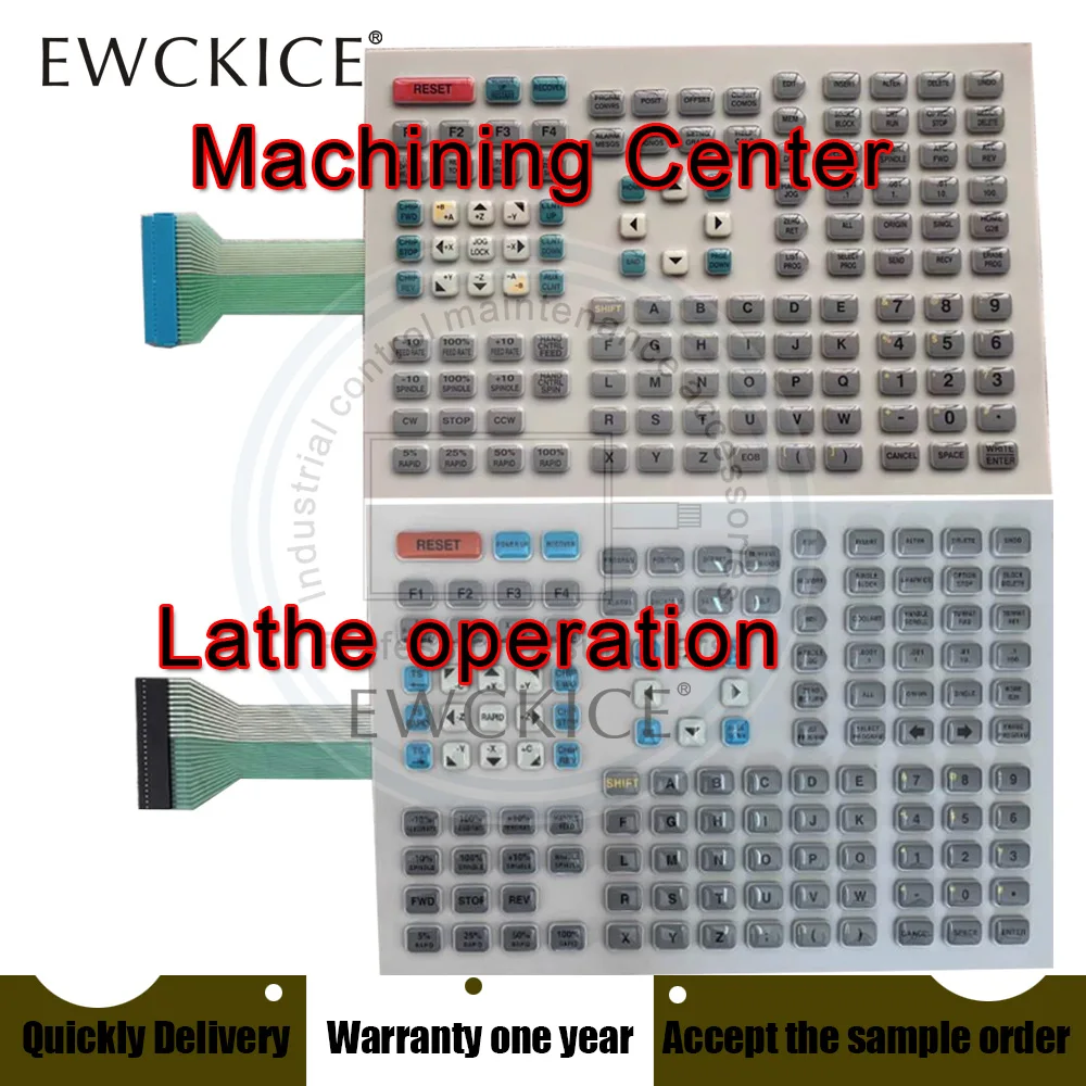 

NEW 61-0201 PLC CNC Machine 61-0201 Machining Center Lathe operation HMI Membrane Switch keypad keyboard