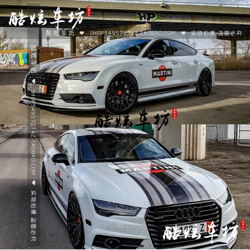 

New car sticker FOR Audi A7 RS7 S4 S7 A5 A6 body exterior decoration Racing sports decal film accessories