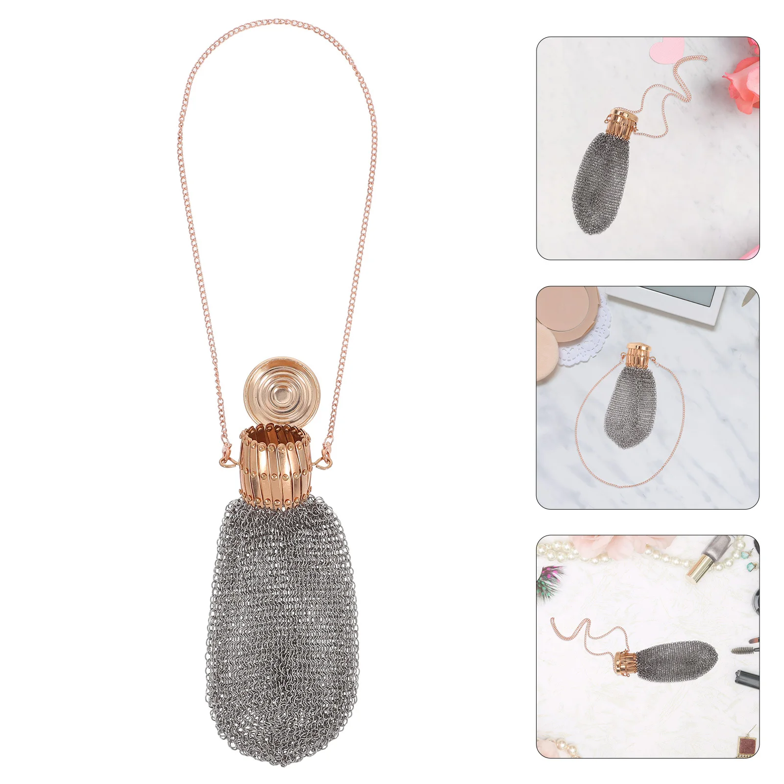 

Mini Vintage Style Metal Box Retro Twist Lid Portable Change Pouch Small Treasure Chest for Coins and Trinkets