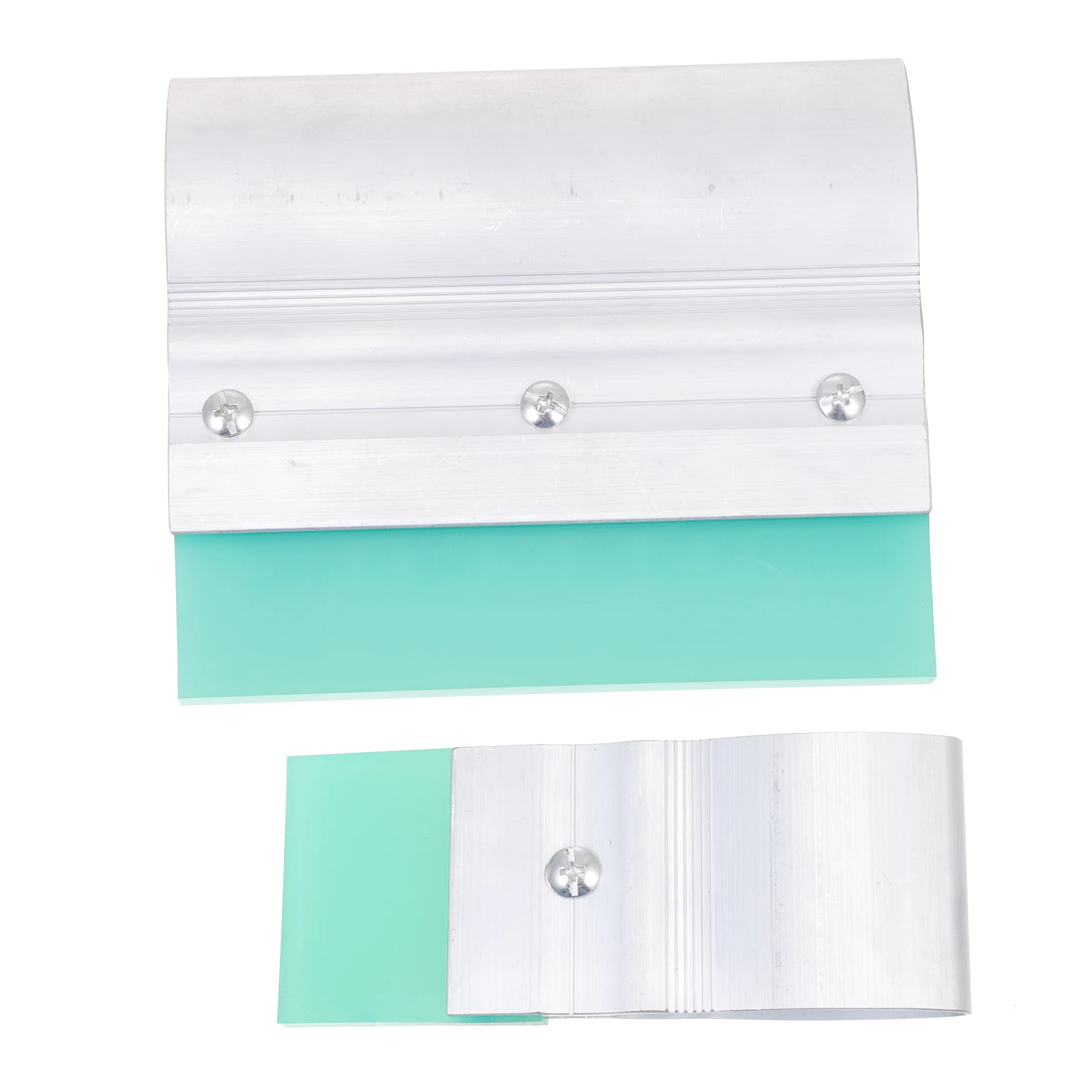 

2 Pcs Scraper Screen Print Squeegee Printing Supply Graphic Aluminum Tool Products