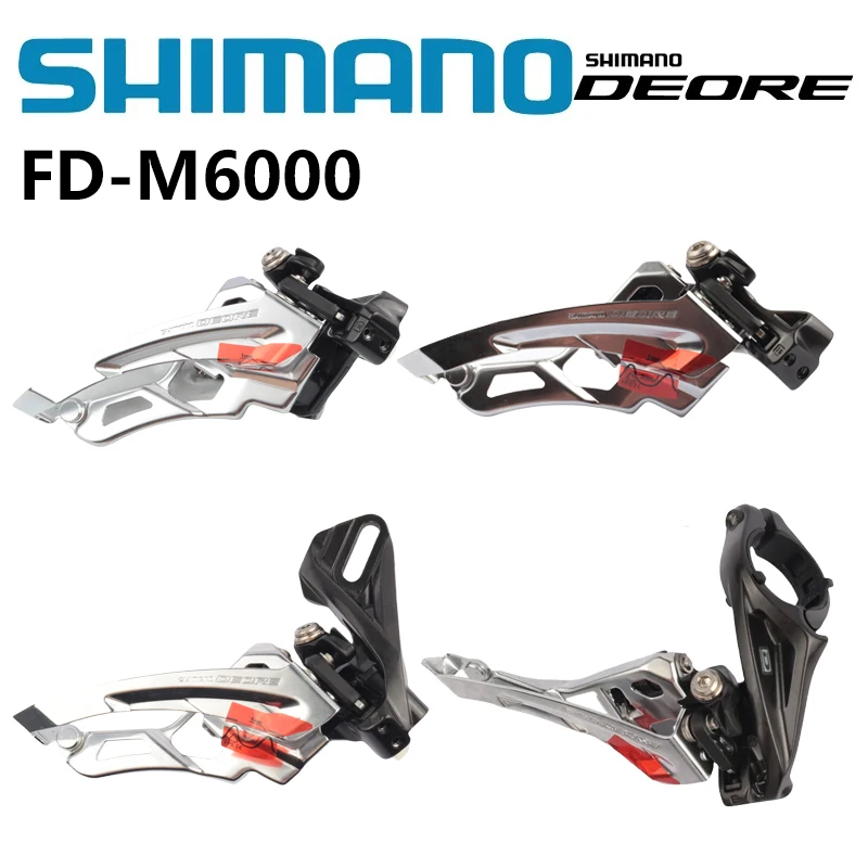 Przerzutka przednia Shimano Deore M6000 3x10 Speed FD-M6000-H/M/L/D SIDE SWING Montaż zacisku na lutowanie do MTB Oryginalna