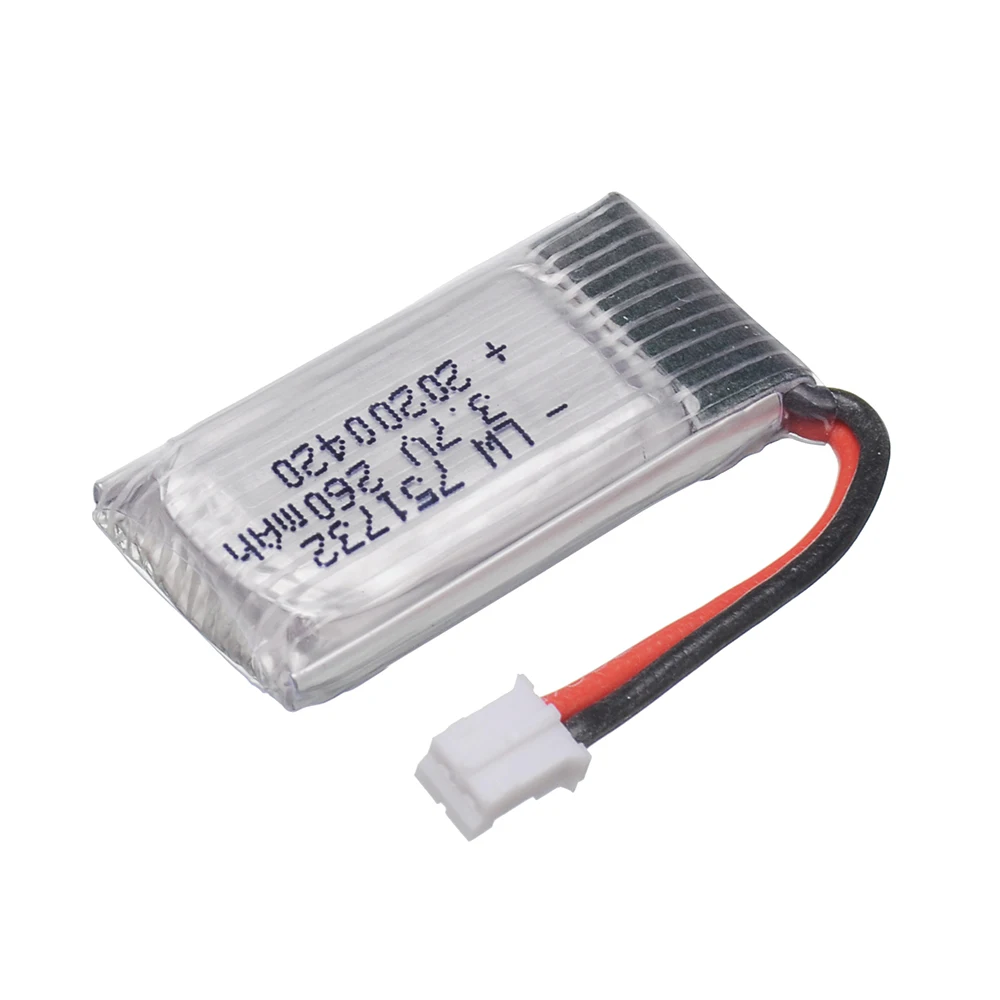 3.7V 260mah For JJRC H36 E010 E011 E012 E013 Furibee F36 RC Quadcopter helicopter parts 3.7V LiPo battery for H36 toys Drones