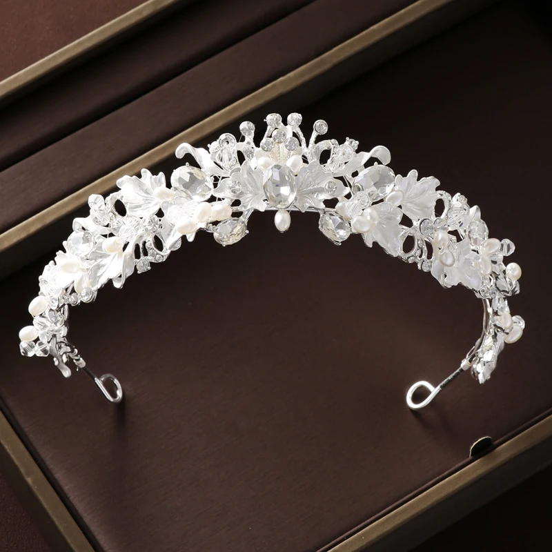 Itacazzo Bridal Headwear Full Of Classical Atmosphere Vintage Silver-colour Ladies' Tiaras For Wedding Bride