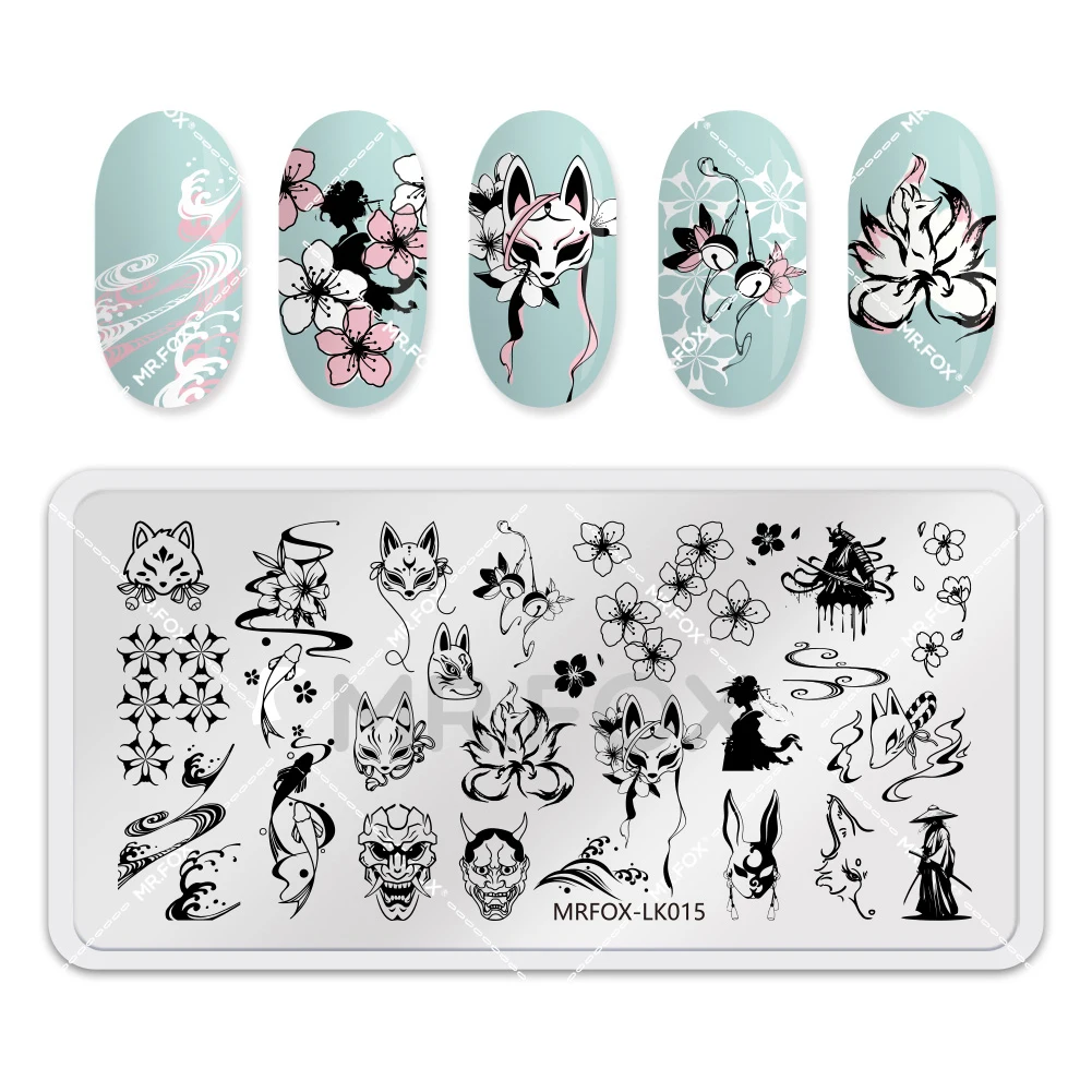 1PCS Spider Nail Art Stamping Plates Butterfly Snake Image Stencils for Nails Stamp Tools Manicure Template