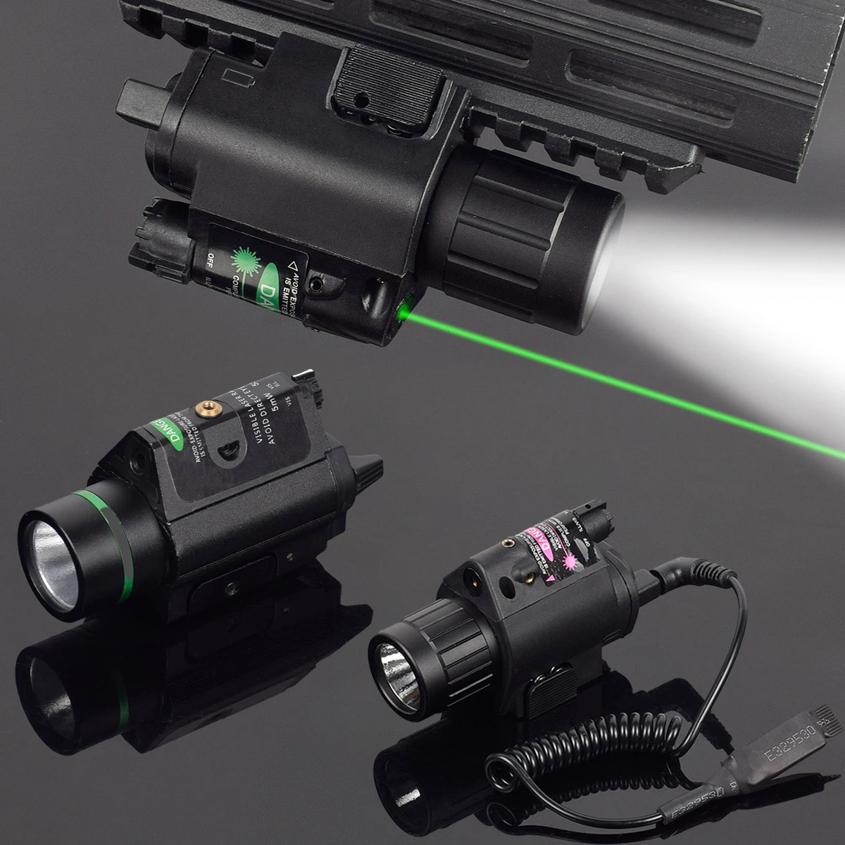 

Тактический красный, зеленый точечный лазерный прицел, комбинированное оружие, пистолет, светильник для страйкбольного пистолета, винтовки AR15, подходит для 20 мм рейки, фонарик Lanterna
