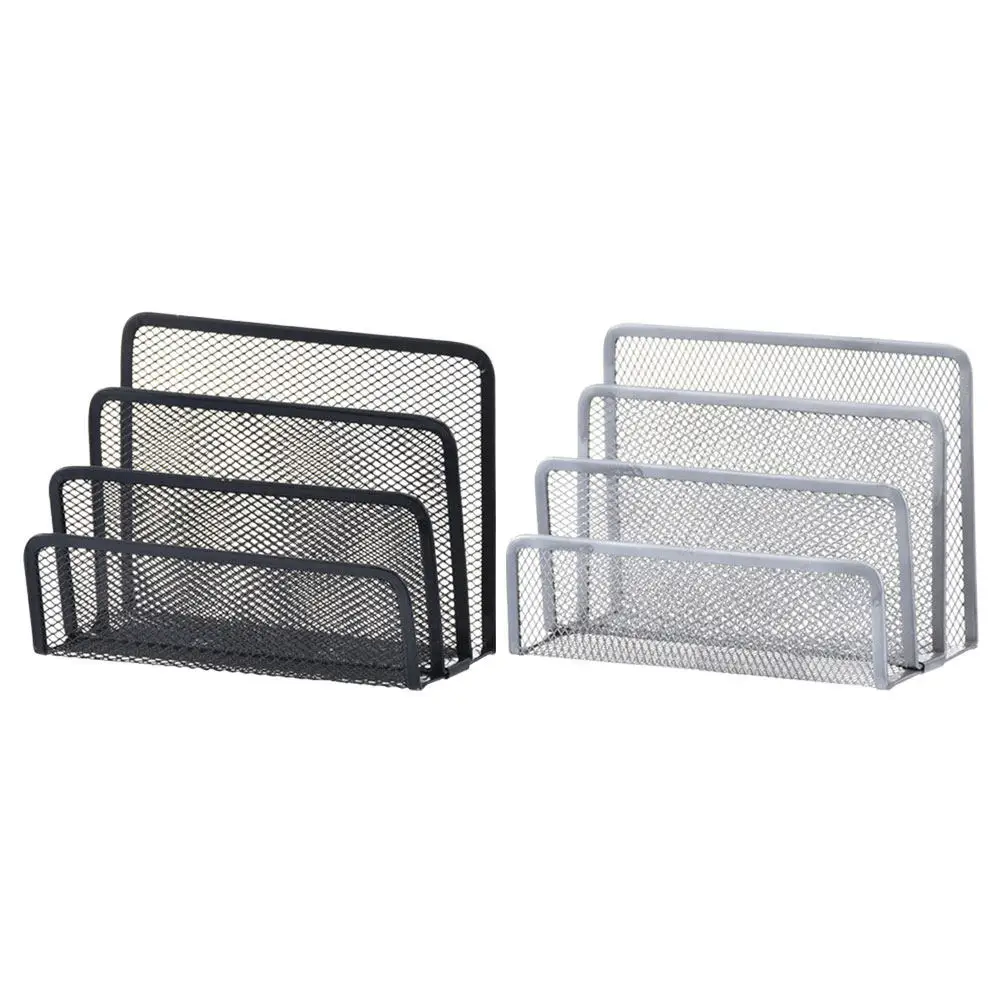 

2 шт. черных сетчатых трехъярусных вертикальных органайзеров для файлов, настольный сортировщик писем и документов, держатель для документов, офисные принадлежности