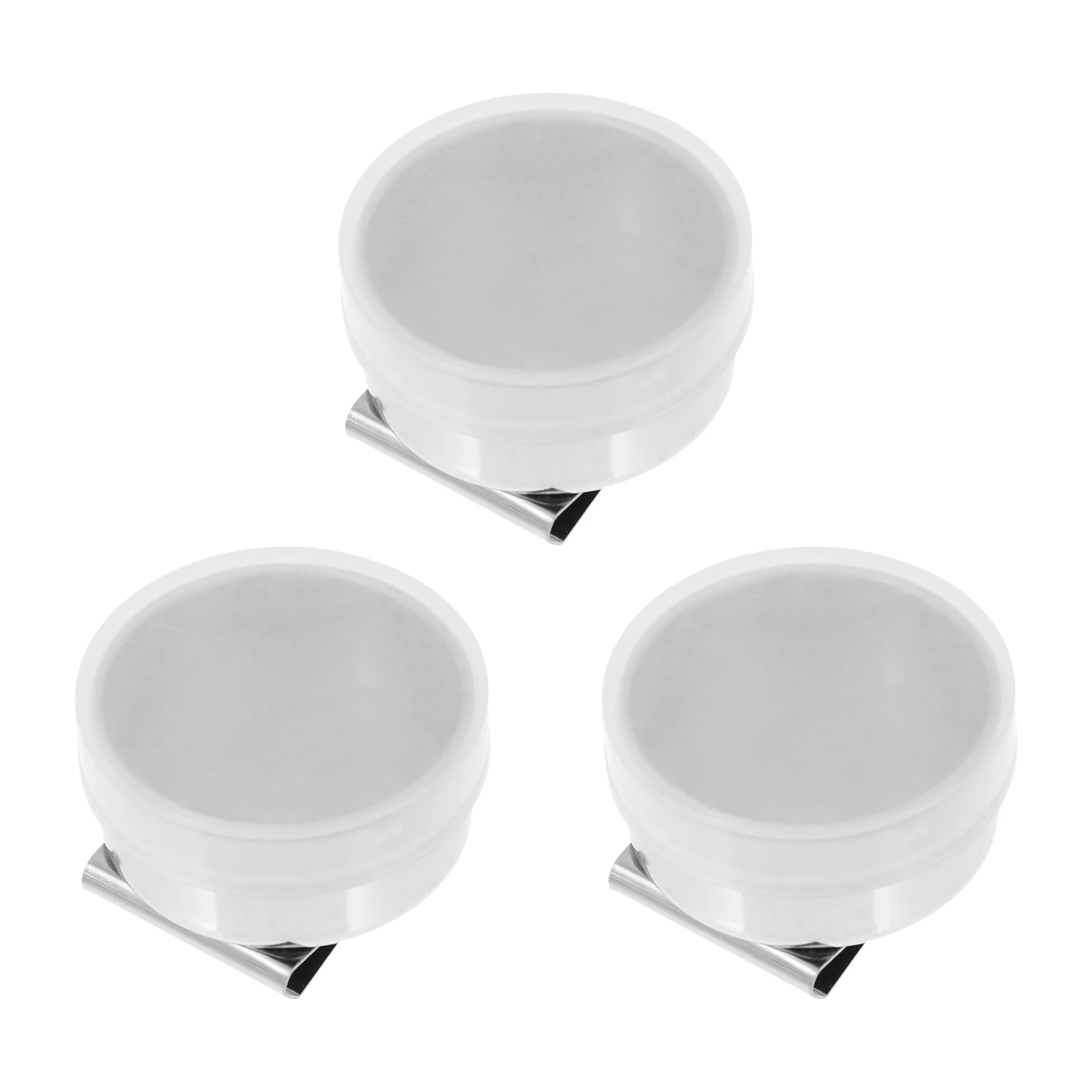 

3pcs Brush Washer Stainless Steel Brush Wash Container Oil Painting Pen Cleaning Reusable Pen Washing Pot Painting Water