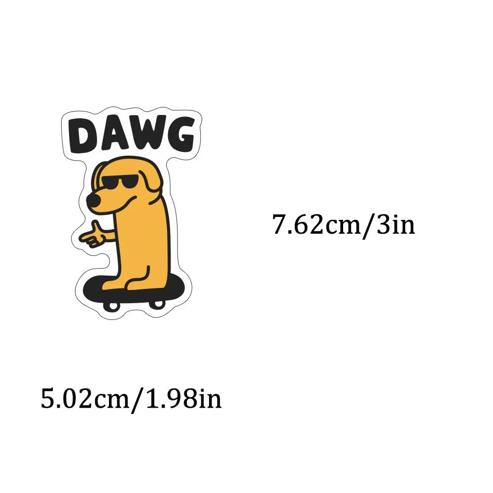 50 Stück Personalisierte Kreative Parodie-Logo Desktop-Dekorationsaufkleber Wasserdichte Koffersticker – Detail 1