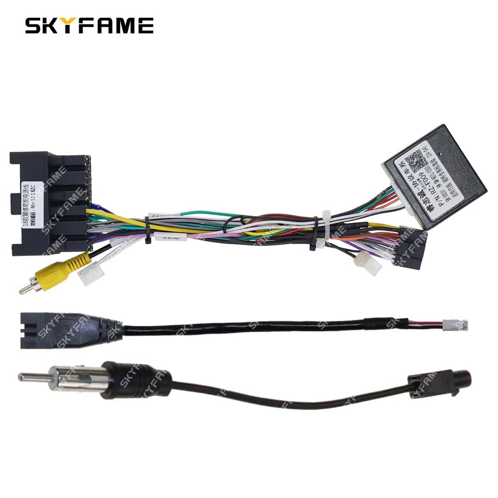 SKYFAME Car 16pin Wiring Harness Adapter Canbus Box Decoder
