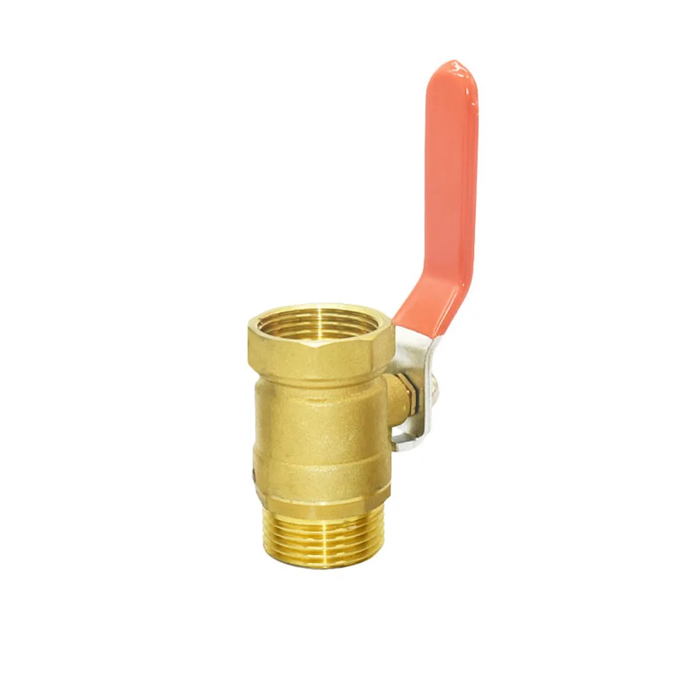 Brass G1/2 G3/4 G1 Male Female Thread Connector Ball Valve Copper Metal Threaded Water Pipe Connector Repair Tap Copper Fittings