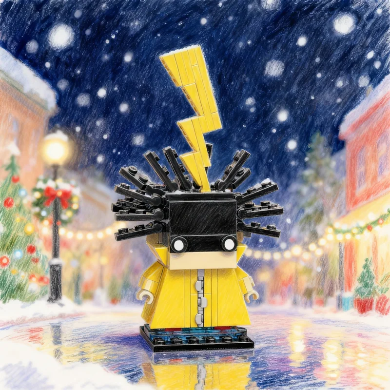 

185pcs MOC Stormy Heather Garbage Pail BricKidz Brickheadz Model Building Blocks Architecture Toys Christmas Gift Brick Kids