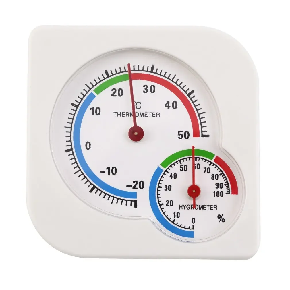 Classic 2-in-1 Mini Hygrometer Thermometer - Accurate Indoor/Outdoor Temperature Meter