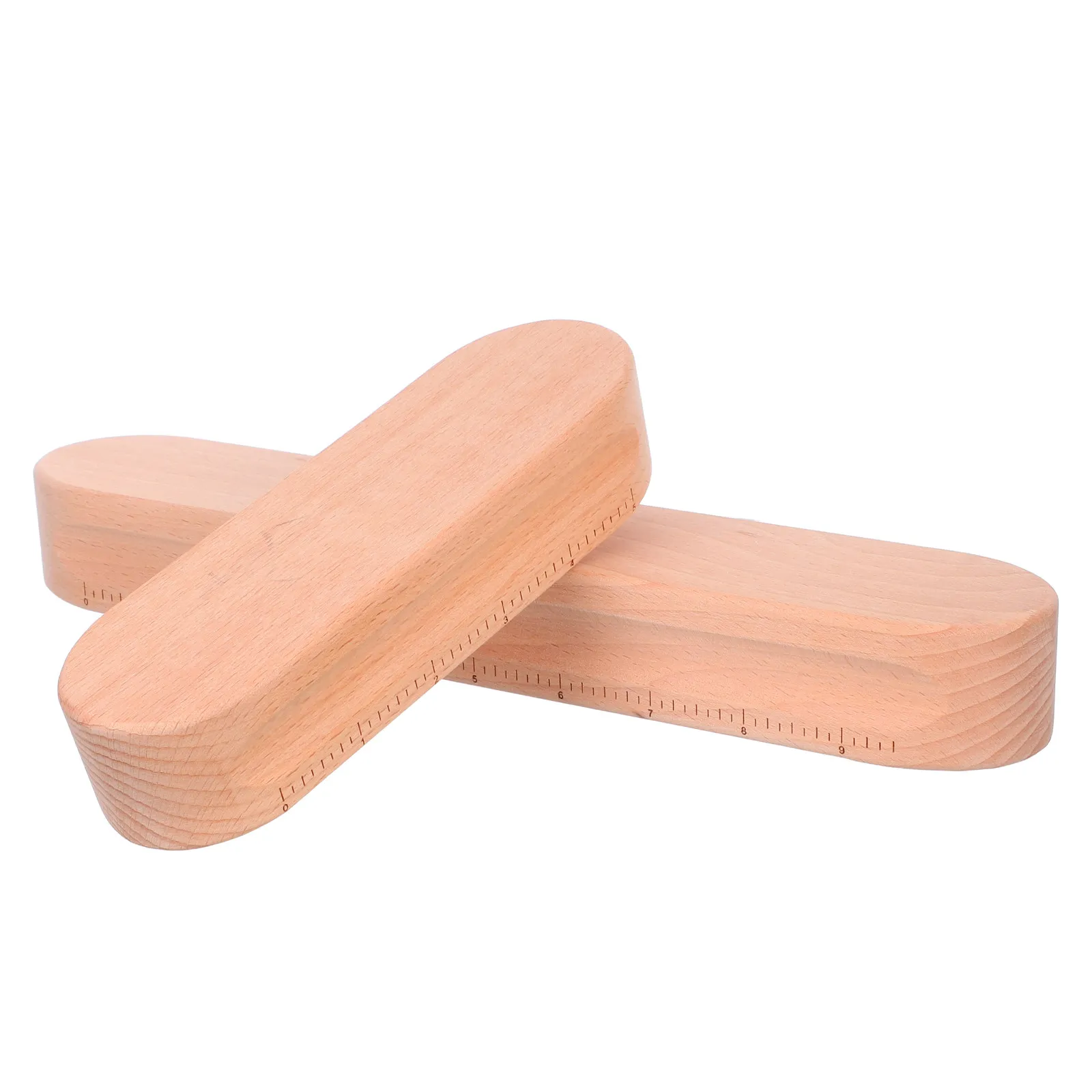 

2Pcs Wooden Tailor Clapper Seam Pressing Tool with Rounded Ends Side Grooves for Comfortable Grip Efficient Heat Steam