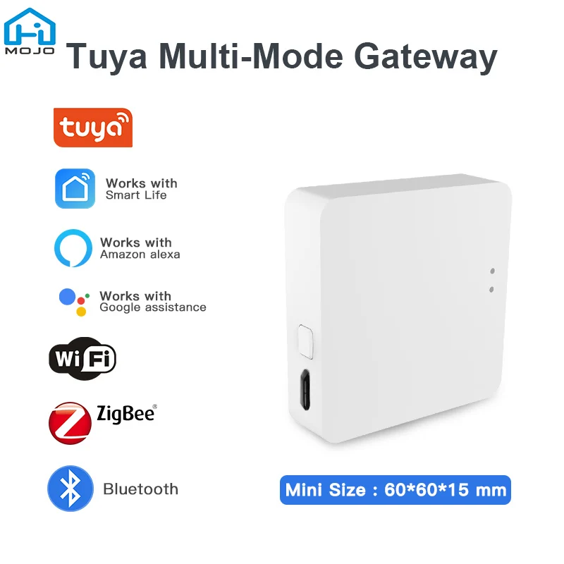 Smart Hub Gateway Tuya multimode ZigBee WIFI BL Hub Wireless smart Home Appliances Remote Controller Bridge Alexa Google Home