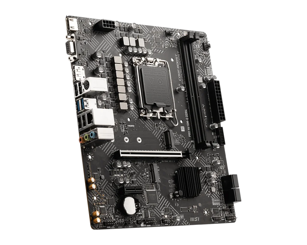 Imagem -03 - Msi-pro Placa-mãe H610m-g Ddr4 Intel H610 Lga 1700 64g Hdmi Pcie 4.0 M.2 Usb 3.2 Suporta Cpu Intel Core de 12ª Geração