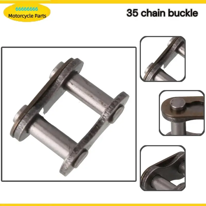 Full Buckle Chain Buckle - Carbon Steel Single Row Short Pitch Roller Chain for Industrial Transmission Applications