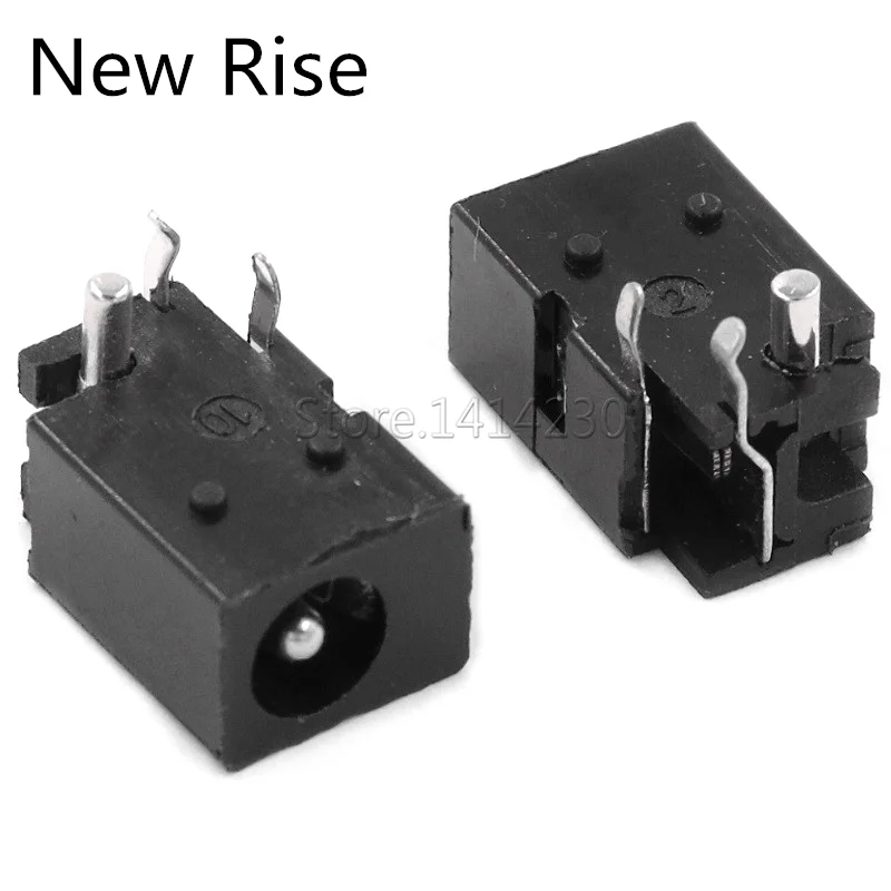10Pcs DC-023 4.0mm x 1.7mm Black DC Power Jack Socket Connector DC023 4.0*1.7mm 4.0x1.7 1.7mm needle DC Female Jack