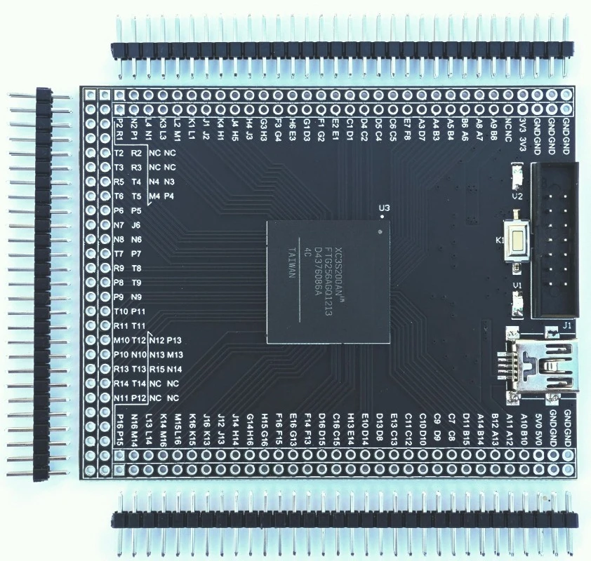 Spartan-3 XC3S200AN FPGA Core Board, Embedded Development Experimental Board